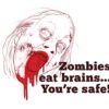 Zombies eat brains wzór